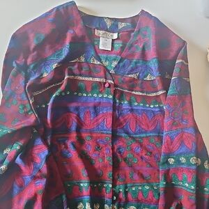 Colorful Patterns Women's Blouse
